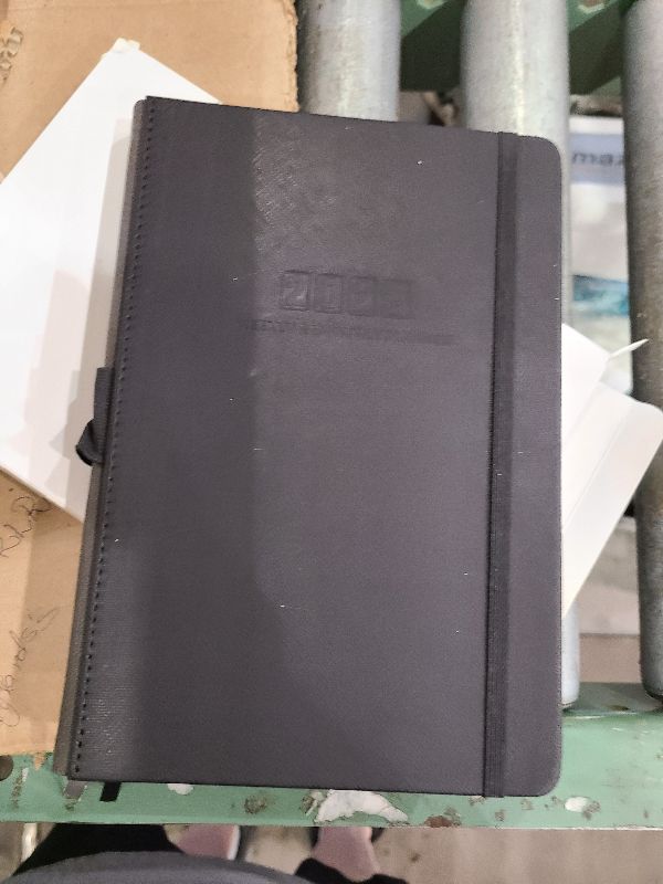 Photo 1 of 2025 Planner - 2025 Planner Weekly and Monthly 12-Months, Jan. 2025 - Dec. 2025, 5.75" x 8.25", Saffiano Leather with Thick Paper, Back Pocket with 40 Notes Pages