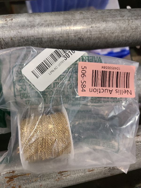 Photo 1 of 33 Feet Gold Rolo Cable Chain Bulk, 1.5mm 18K Gold PVD Plated 304 Stainless Steel Diamond-Cut Oval Rolo Cable Link Chains Roll Spool for Jewelry Making