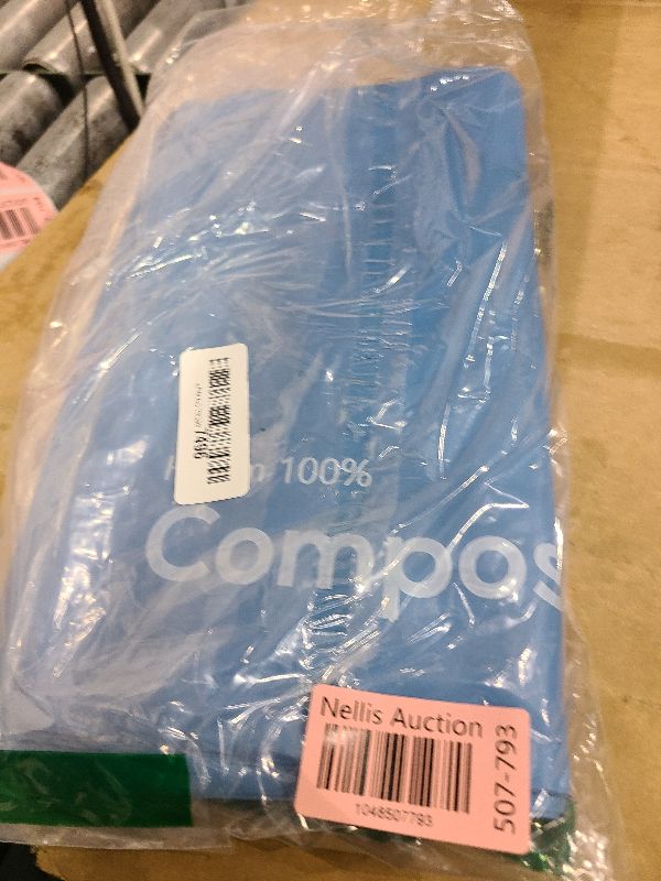 Photo 1 of 12x15.5 inches Blue Biodegradable Shipping Bags,50 Count Colorful Compostable Poly Mailers with Eco Friendly Packaging Envelopes Supplies Recyclable Mailing Bags