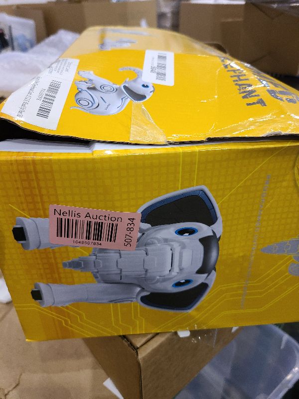 Photo 1 of Mostop Remote Control Robot Elephant RC Programming Interactive Robotic Elephant Toy Voice Control Intelligent Electronic Toys Walking Dancing for Boys Girls Age 6, 7, 8, 9, 10 and Up Year Old