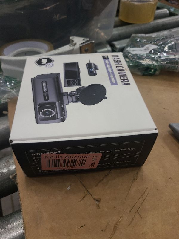 Photo 1 of 3 Channel 5G WiFi Dash Cam, 4K+1080P+1080P Dash Cam Front and Rear Inside with 64GB Card, 3.16” IPS Screen, G-Sensor, Loop Recording, Parking Monitor, 170° Wide Angle, IR Night Vision, WDR, Silver