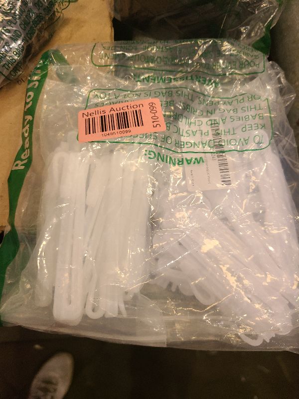 Photo 1 of 30 pcs Adjustable Curtain Hooks for Drapes Depth Pinch Pleat Locking Curtain Tape Clip Hooks Door Curtain and Shower Curtain Plastic Hooks Shower Curtain Hooks Rust Proof (85mm Adjust Hook)