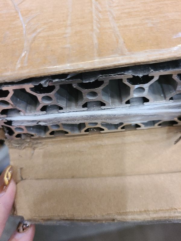 Photo 1 of 20100 T Slot Aluminum Extrusion for 3D Printer Parts and CNC DIY Black 1000mmX2