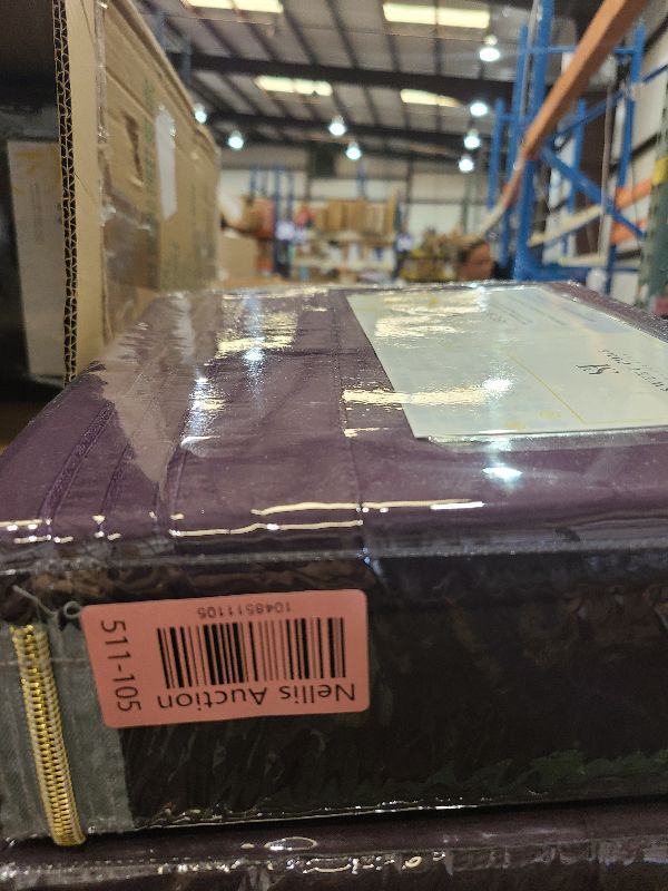 Photo 1 of 1800 Supreme Collection - Breathable Luxury Full Size Sheet Set with Full Elastic & Secure Corner Straps Built In, Extra Soft Deep Pocket Bedding, Purple