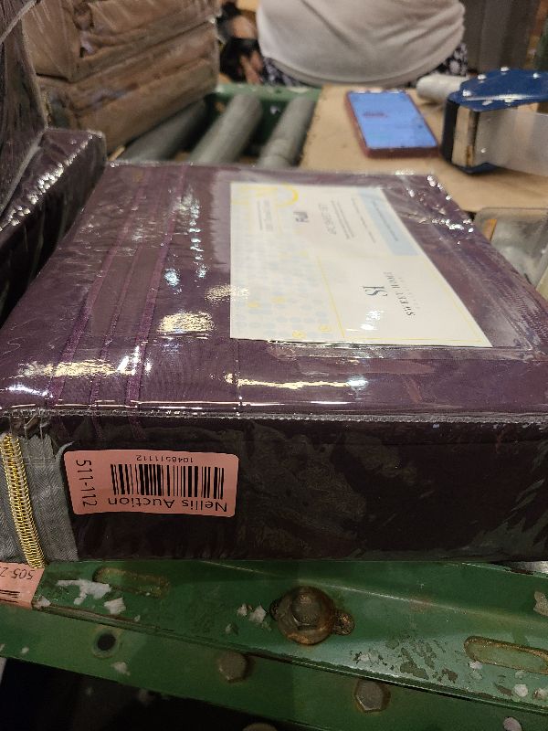Photo 1 of 1800 Supreme Collection - Breathable Luxury Full Size Sheet Set with Full Elastic & Secure Corner Straps Built In, Extra Soft Deep Pocket Bedding, Purple