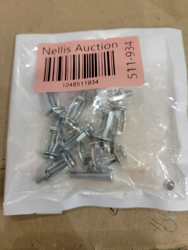 Photo 1 of 10-Piece Aluminium Hollow Door Anchor Set - For 0-5mm Doors, Extra Short, Wall Anchors - Suitable for Steel Pipe, Iron Sheet, Plastic Sheet (8 * 16MM)