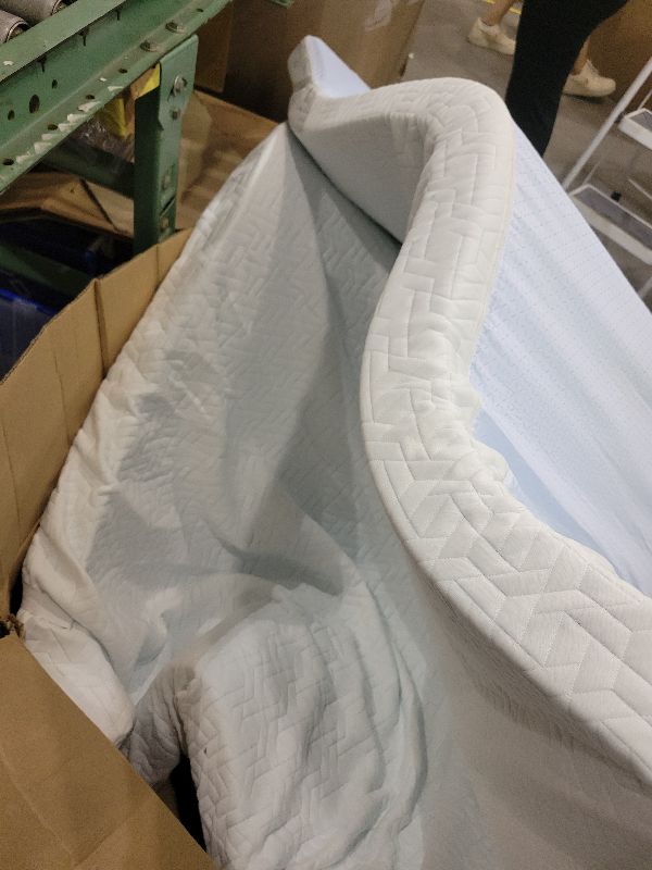 Photo 1 of 3 Inch Gel Memory Foam Mattress Topper King Size High Density Cooling Pad Pressure Relief Bed Topper (with Removable & Bamboo Cover)
