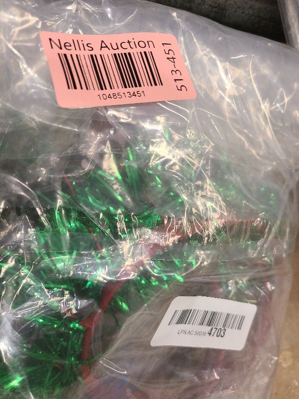 Photo 1 of 2025 Digital Christmas Party Decoration Headband Mall Bar New Year Eve Event Headdress (Green, 21.5 x 18.5 cm)