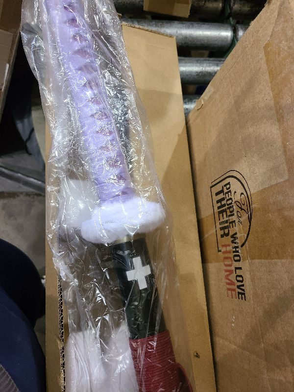 Photo 1 of 41-in Surgeon of Death Trafalgar Law Sword - One Piece Anime Katana with Scabbard - Purple