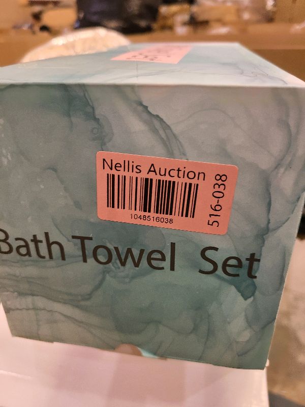 Photo 1 of 8-Piece Navy Bath Towels Set,2 Oversized Large Bath Towels Sheet,2 Hand Towels and 4 Washcloths - 600 GSM Soft Luxury Towel Set,Highly Absorbent Quick Dry Towel Collection for Bathroom,Hotel and Spa