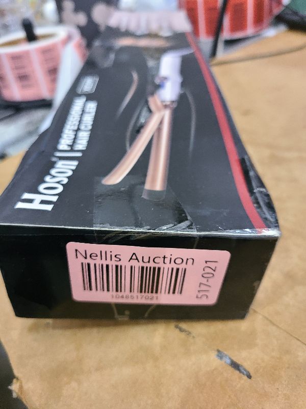 Photo 1 of 3/4 Inch Curling Iron Professional, Ceramic Tourmaline Curl Wand Barrel, Hair Curler Iron for Short Hair,Glove Include, Glove Include, Gold