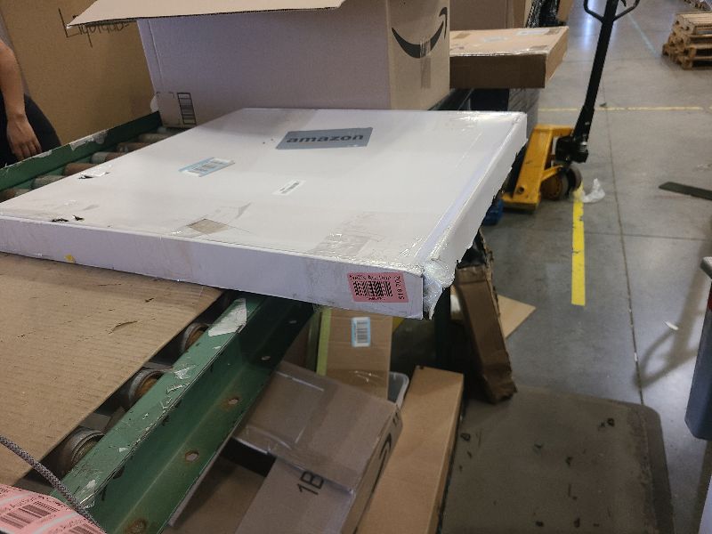 Photo 1 of 24×24 Inches Clear Acrylic Serving Tray with Handles Extra Large Ottoman Tray Decorative Trays Spill-Proof Coffee Table Space Saver Oversize Counter top Organizer Platter with Safe Edge