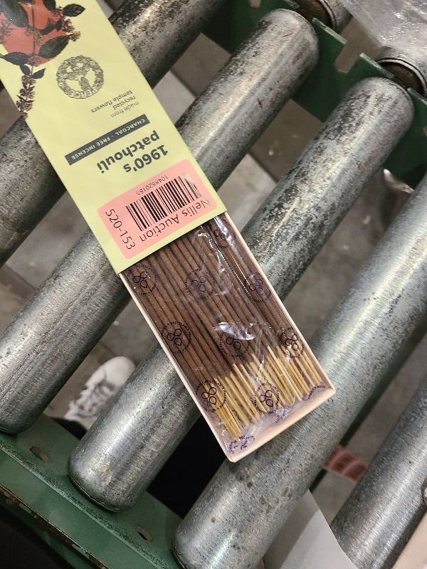 Photo 1 of 1960s Patchouli Incense Sticks Pack - (80 Sticks) Charcoal Free Incense, Made from Upcycled Flowers | Organic Incense Sticks Non Toxic | Relaxation Pachouli Incense for Calming