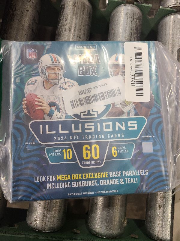 Photo 1 of 2024 Panini Illusions Football Trading Cards Mega Box