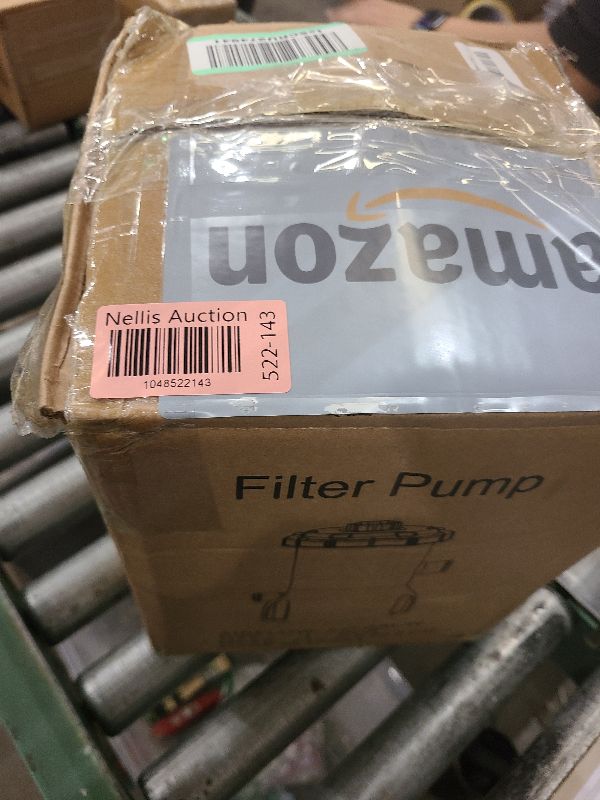 Photo 1 of 530 GPH Clear Cartridge Filter Pump for Ground Pools, Efficient Circulation Filtration, Quiet with ABS Material, Complete Accessories (US Plug 110V)