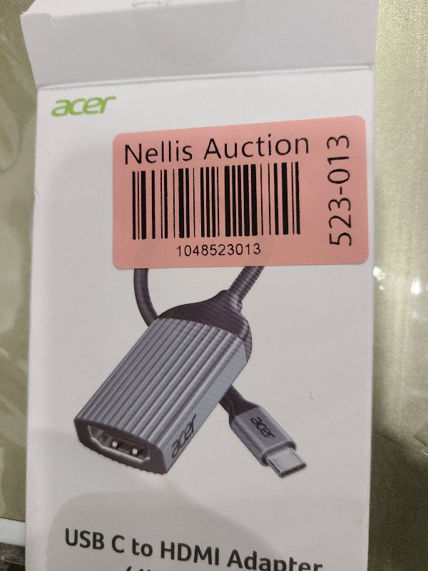 Photo 1 of acer USB-C to HDMI Adapter 4K@60Hz, (High Speed, Thunderbolt 3/4) Type C to HDMI Converter Compatible with MacBook Pro/Air, iPhone 16 15 Pro/Max, iPad Pro/Air, Surface, Dell XPS, Chromebook and More