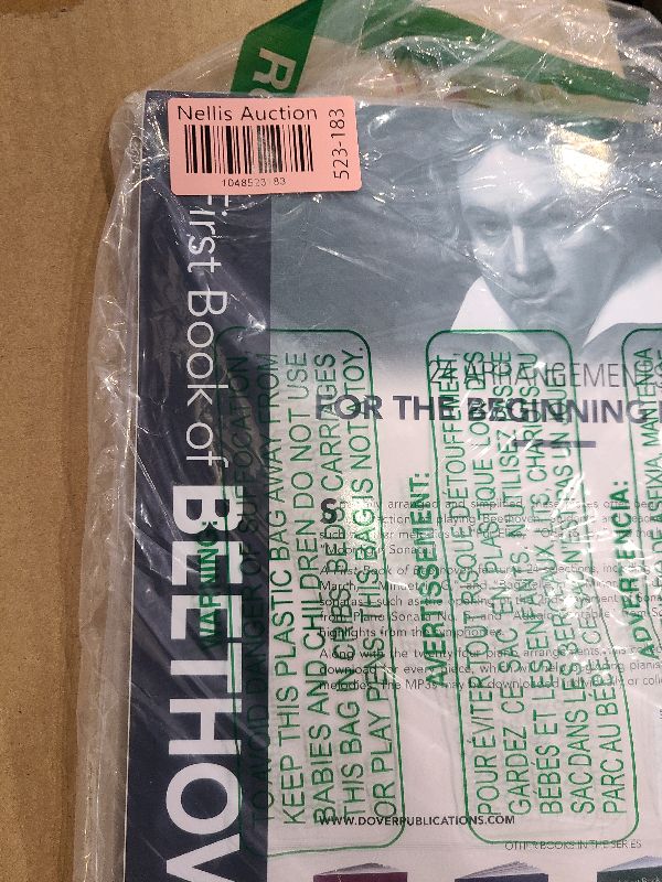 Photo 1 of A First Book of Beethoven: For The Beginning Pianist with Downloadable MP3s (Dover Classical Piano Music For Beginners)