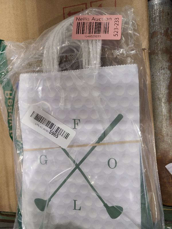 Photo 1 of 16Pcs Golf Goodie Bags Golf Themed Party Decorations Golf Party Favor Bags Golf gift bags Golf Birthday Party Supplies