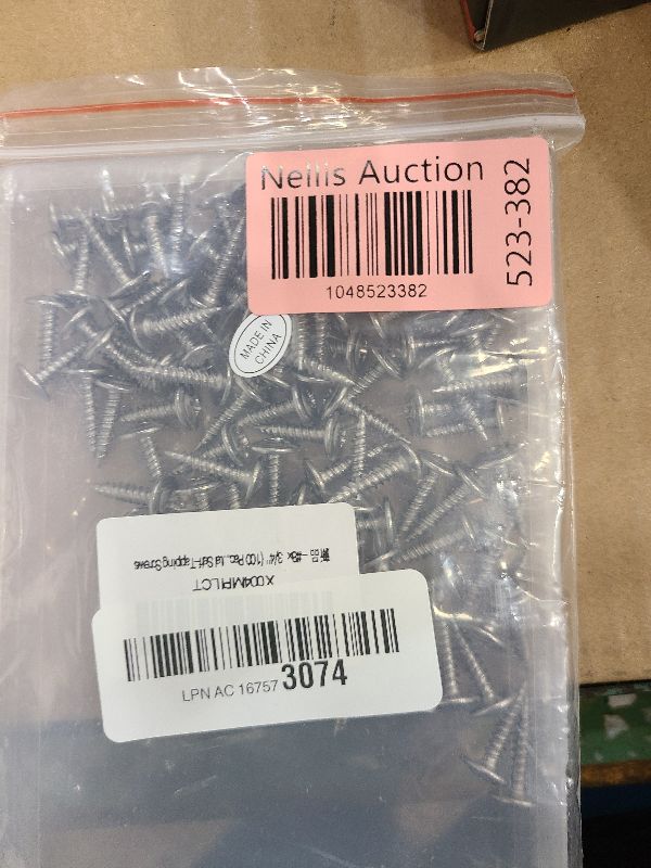 Photo 1 of #8×3/4'' (100 Pack) Truss Head Wood Screws Quick Metal Self-Tapping Screws 410 Stainless Steel