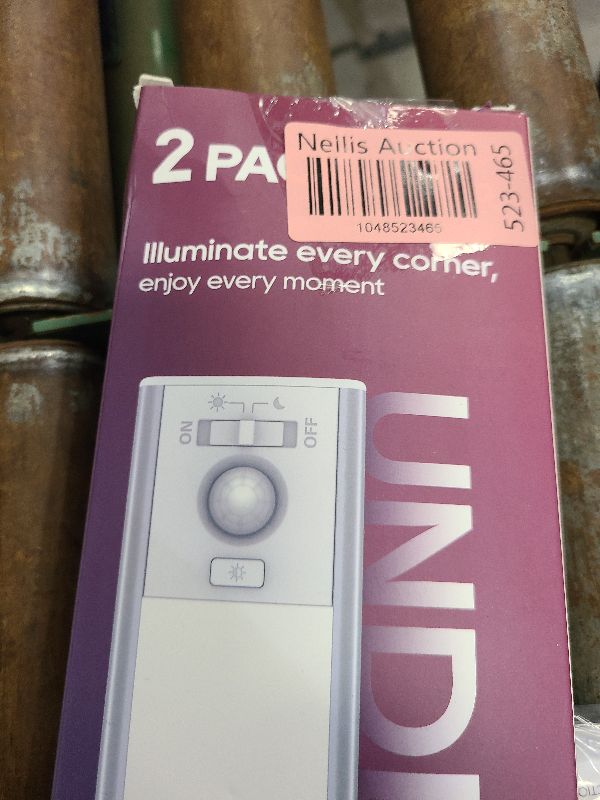 Photo 1 of 2 Pack Under Cabinet Lighting, 3 Color Temperature Motion Sensor Light Indoor, 3200mAh Rechargeable Closet Lights Motion Sensored, Adjustable Brightness, Under Counter Lights for Kitchen
