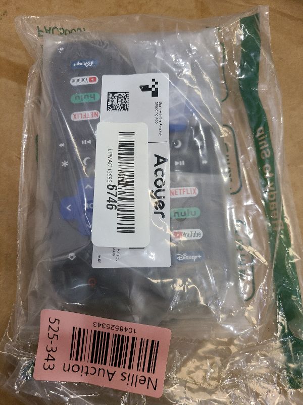 Photo 1 of (Pack of 2) Replacement-Remote-Control for Roku-TV,Compatible for TCL Roku/Hisense Roku/Onn Roku/Philips Roku Smart TVs(Not for Roku Stick and Box)