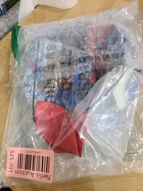 Photo 1 of 60 Pieces Western Cowboy Bandana Balloons 12 Inch Blue Red Latex Balloons Arch Garland for Baby Shower Birthday Party Decorations
