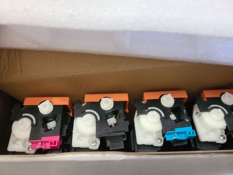 Photo 1 of MYTONER 206A Toner Cartridges 4 Pack (with Chip) Compatible Replacement for HP 206A 206X for Color Pro MFP M283fdw M283cdw M282nw Pro M255dw M255nw M283 M255 M282 Printer W2110A W2110X High Yield
