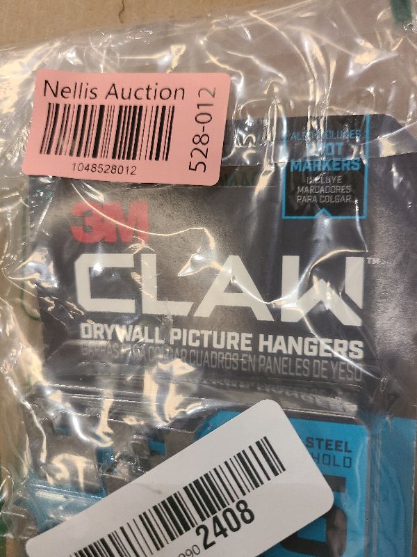 Photo 1 of 3M CLAW 15 lb. Drywall Picture Hanger with Spot Markers, Heavyweight Hanging Solution for Room Decor and Office Decor, Including Mirrors or Large Art – 5 Pack