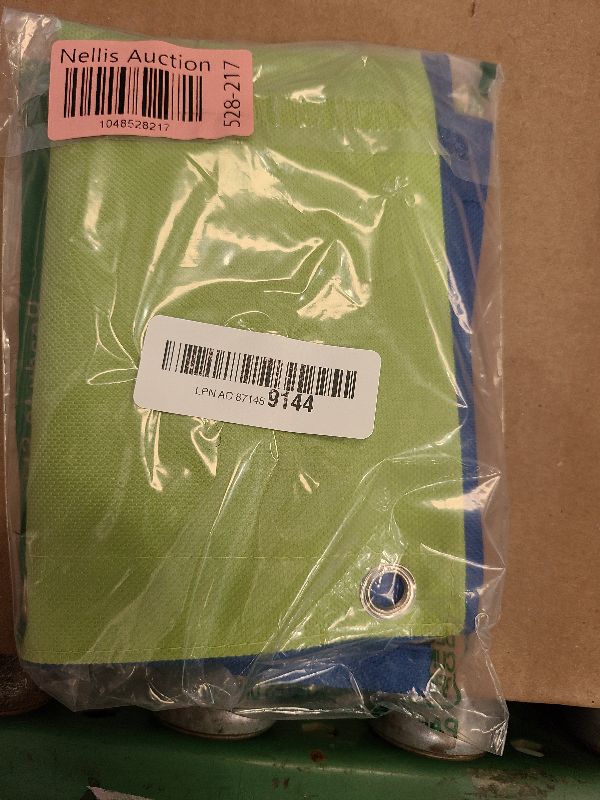 Photo 1 of 3 Ring Binder Pencil Pouchs, Zippered Pencil P9ouch Double Pocket Pencil Pouch 3 Ring with Clear Window (Blue&Green 2pack)