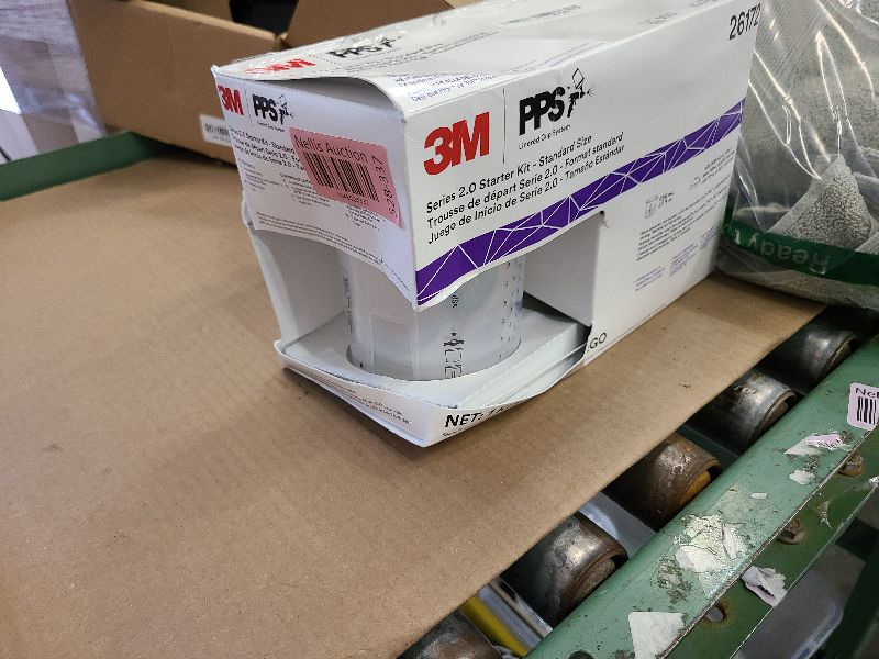 Photo 1 of 3M PPS 2.0 Paint Spray Gun System Starter Kit with Cup, Lids and Liners,26172, 22 OZ, 200-micron Filter, Use for Cars, Home & more,1 Paint Cup,6 Disposable Lids and Liners,16 Sealing Plugs, Gray