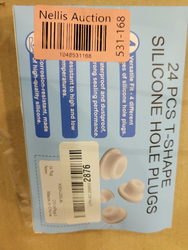 Photo 1 of 24 PCS Bathtub Jet Covers Silicone Hole Plug White Tube Plugs 4 Sizes Waterproof Bathtub Plug Fit for 12mm 14mm 16mm 22-23mm Bathtub Hole