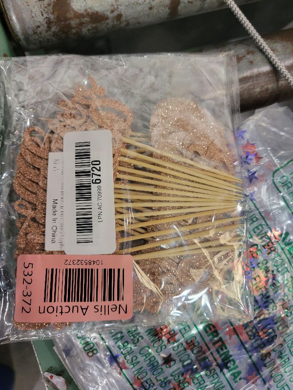 Photo 1 of 30Pcs Happy 60th Birthday Cupcake Toppers Rose Gold Glitter Sixty Cake Toppers Cheers to 60 Years Old Birthday Cupcake Picks for 60th Birthday Anniversary Party Cake Decorations Supplies
