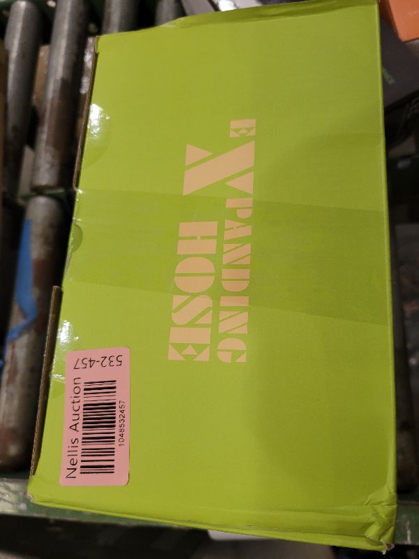 Photo 1 of 100 ft Expandable Garden Hose with 10 Spray Nozzle - 4 -Layer Latex Core - Heavy Duty Superior Strength 3750D - 100ft Expanding Water Hose - Extra Strong Brass Connectors/Storage Bag