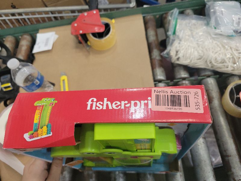 Photo 1 of Fisher-Price Preschool Learning Toy Adding Alligator Counting Activity with 10 Stacking Blocks for Kids Ages 3+ Years