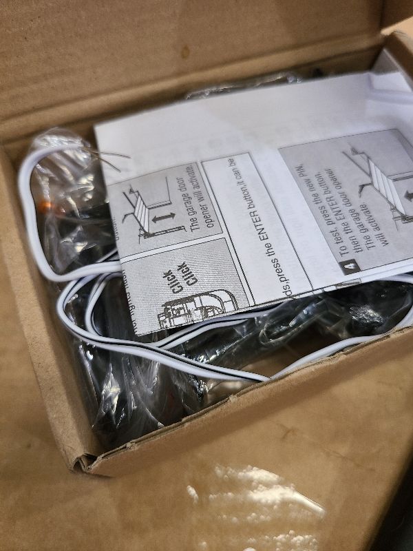 Photo 1 of 41A5034 G801CB-P Garage Door Sensors Kit with 2 Mounting Brackets Replacement Saftey Sensors Compatible with Liftmaster/Sears/Chamberlain/Craftsman Garage Door Operators Made After 1997