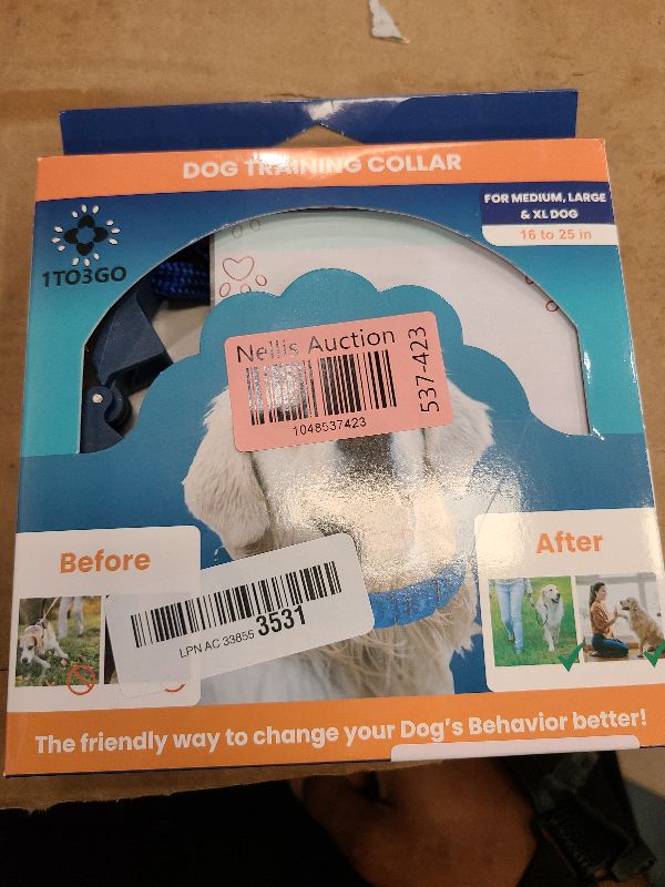 Photo 1 of 1TO3GO?Upgrade? Adjustable Dog Training Collar with 4 Extra Links for Medium, Large and X-Large Dogs (Welded-Ring)