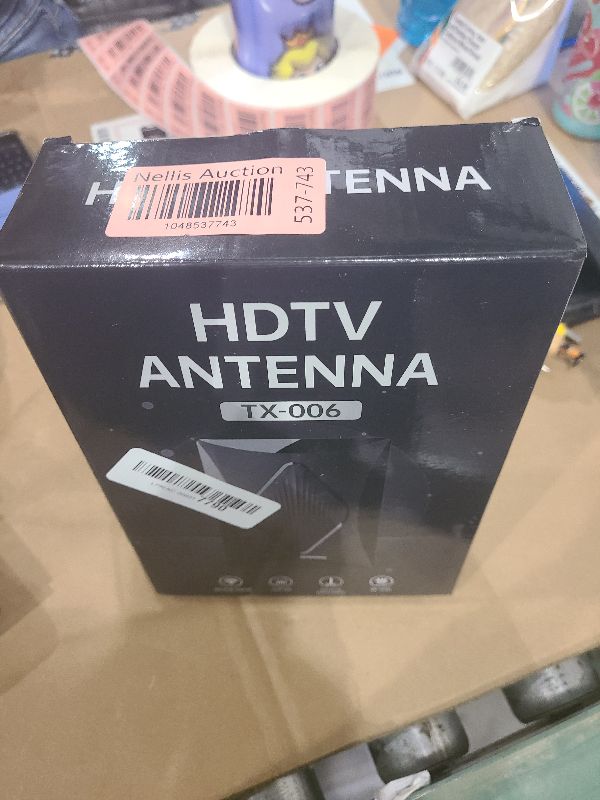Photo 1 of 2025 TV Antenna Indoor Antenna for Smart TV, 2200+ Miles Long Range Reception tv Antenna with Amplifier Signal Booster for Local Channels, Clear Reception for 4K 1080p HD