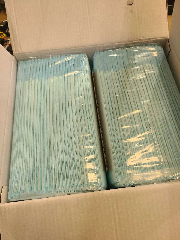 Photo 1 of 50 Count 30” x 36” Super Absorbency Disposable Underpads, Leakproof Quick Drying, Baby Puppy & Adults Bed Pads Disposable Adults, Dog Pee Pads Extra Large, XXL Incontinence Pads