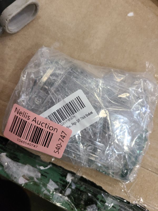 Photo 1 of 20pcs Plastic Locking Shelf Support Pegs,6mm Shelf Pins ,Self-Locking Bracket Clips,Clear Shelf Pegs for for Kitchen Cabinet Furniture Book Shelves, 6mm Peg x 5/8" Thick Shelves