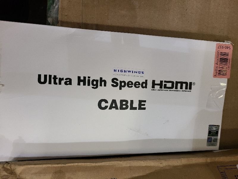 Photo 1 of 10K 8K HDMI 2.1 Cable 2-Pack 6.6FT, Highwings Certified 48Gbps Ultra High Speed Slim HDMI Cord,Support 4K@120Hz 8K@60Hz, HDCP 2.2&2.3, Dynamic HDR,eARC,DTS:X, Compatible with Roku TV/HDTV/PS5/Blu-ray