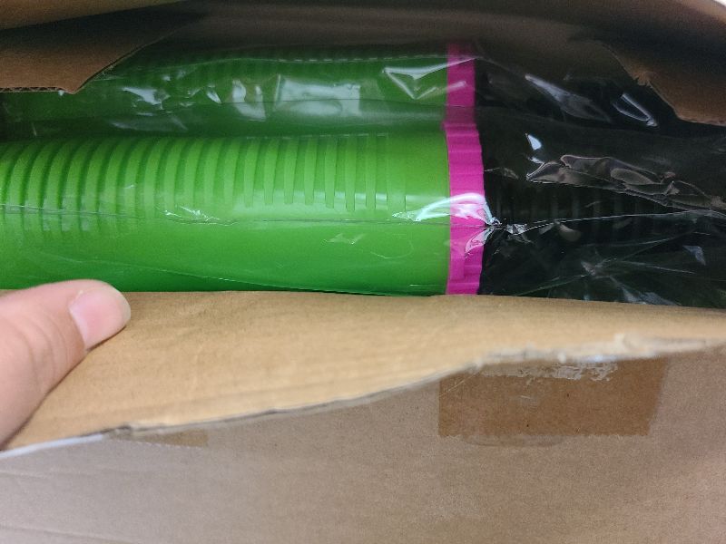 Photo 1 of 16 Pcs Handheld Balloon Air Pump Inflator Air Pump for Balloons, 2 Way Dual Action Manual Balloon Inflator for Birthday Party Decoration Exercise Yoga Balls Pool Floats, 12 Inch (Green and Pink)