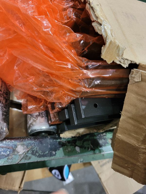 Photo 1 of 32-1/4 Inches Myard Traditional Rectangular Iron Deck Balusters with Screws for Wood Aluminum Composite Facemount Railing, Classic Geometric Styling (50-Pack, Matte Black)