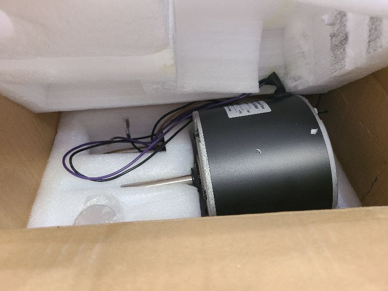 Photo 1 of 0131M00061SP, 1/4 Hp Condenser Fan Motor Replaces Goodman Condenser Fan Motor, Zongshan Broad-Ocean YDK-180S84062-01-830 RPM, 1-Speed, Replaces Amana Janitrol P/N: 0131M00014PS