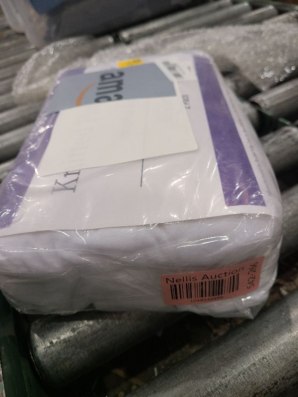 Photo 1 of 2 Pack Fitted Hospital Bed Sheets with Elastic All Around for a Perfect Fit - Cotton Rich Soft Knitted Jersey Sheet, 36” x 84” x 12”