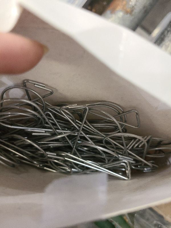 Photo 1 of 100 Packs Ceiling Hook Clips Ceiling Tile Hooks T-bar Clips Drop Ceiling Clips for Office, Classroom, Home and Wedding Decoration, Hanging Sign from Suspended Tile/Grid/Drop Ceilings