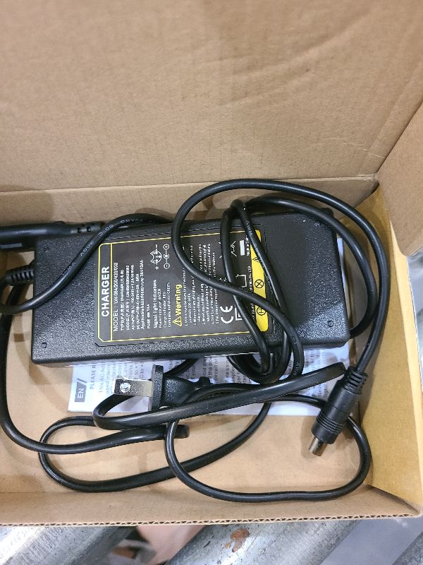 Photo 1 of 42V 2A Ninebot Electric Scooter Charger (Round RCA Connector Charger) for Bird Scooter, Lime, Lime-S, Spin, Skip, Xiaomi M365, Segway ES1 ES2 ES4 Electric Scooter for 36V Li-ion Battery