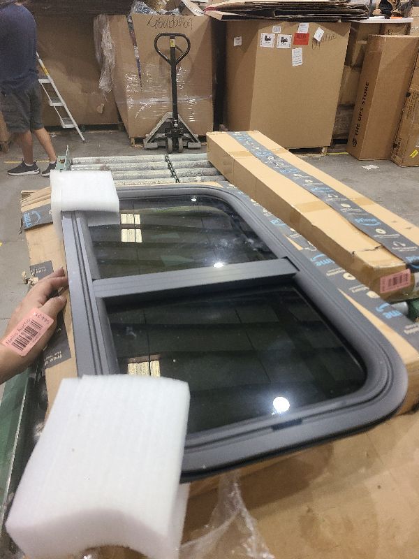 Photo 1 of 37.5" Width x 23.5" Height Horizon Slider Horizontal RV Window Trailer Screen