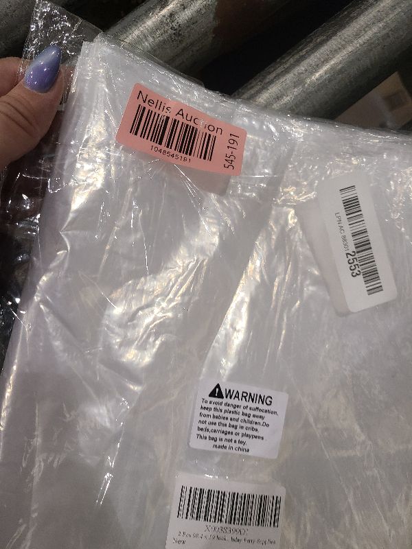 Photo 1 of 2 Pcs 98.4 x 59 Inches Large Balloon Bags for Transport, Big Plastic Balloon Storage Bag,Clear Balloon Drop Bag, Giant Carrying Storage Bags for Wedding Birthday Party Supplies
