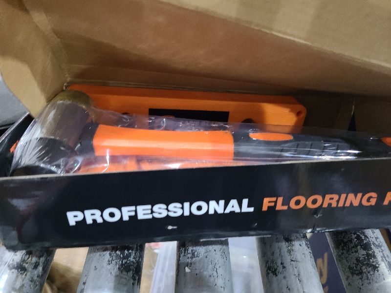 Photo 1 of 43-Piece Laminate Flooring Installation Kit Tapping Block with Handle Heavy Duty Pull Bar, Reinforced Mallet, 40 Spacers, Vinyl Plank & Wood Floor Tools, Flooring Kit for Laminate & Vinyl Planks