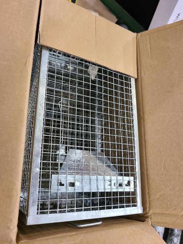 Photo 1 of 2 Packs Humane Rat Trap Outdoor, Wanqueen Humane Mouse Traps Indoor, Small Rodent Chipmunk Trap and Other Live Animal Cage Catch and Release